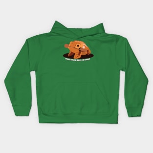 Woodbert the Wooden Frog Kids Hoodie